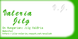 valeria jilg business card